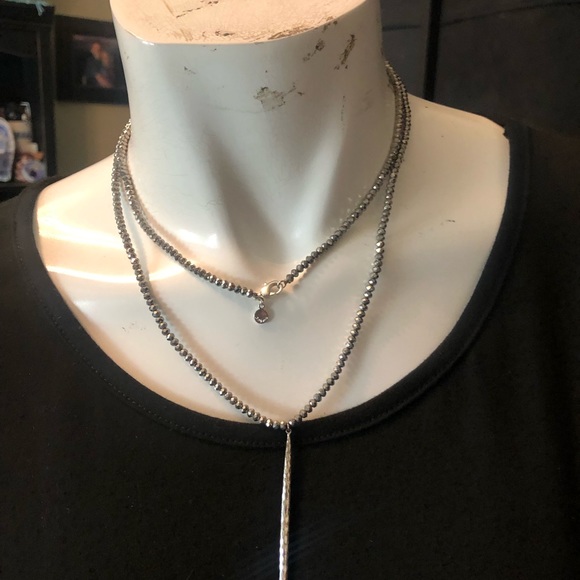 New Gorjana Nora Long Beaded Pendant necklace - Picture 7 of 8